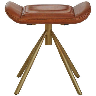 Buffalo Leather Footstool - 3 Colours