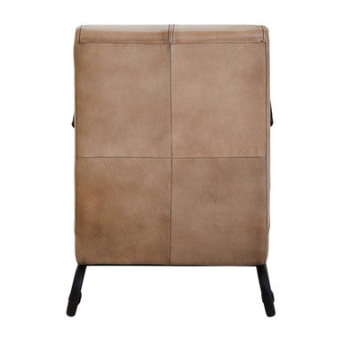 Buffalo Grey Leather Armchair - Image 5