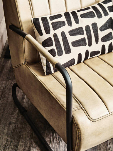 Buffalo Grey Leather Armchair - Image 7