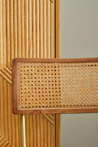 Buffalo Black Leather Bar Chair