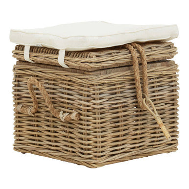 Java Natural Rattan Storage Stool
