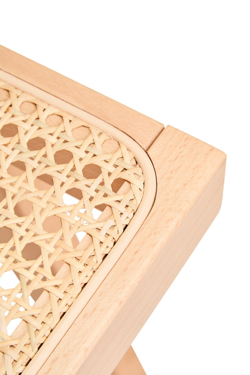 Cebu Natural Cane and Beech Wood Dining Chair - Image 7