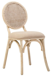 Cebu White Wash Elm Wood Dining Chair