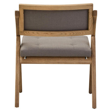 Cebu Grey Wash Elm Wood Folding Chair - Image 6