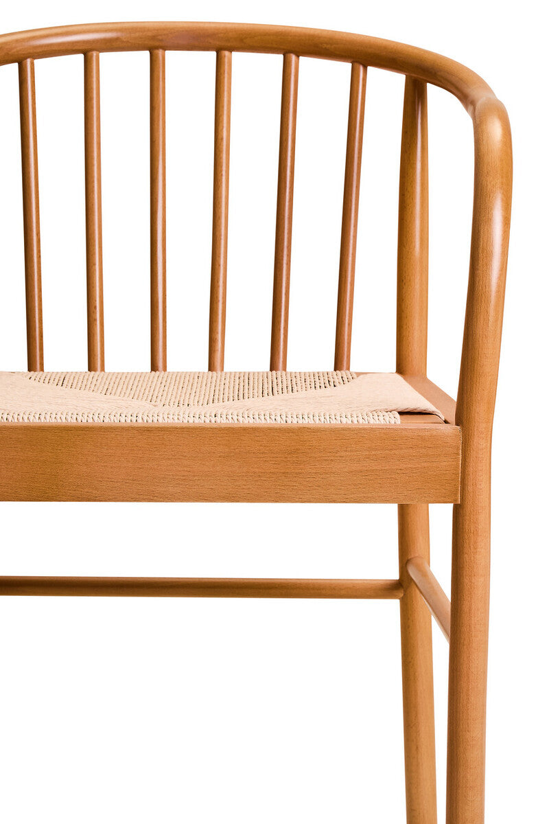 Cebu Natural Rope and Beech Wood Chair - Image 6