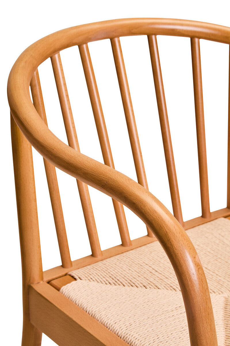 Cebu Natural Rope and Beech Wood Chair - Image 8