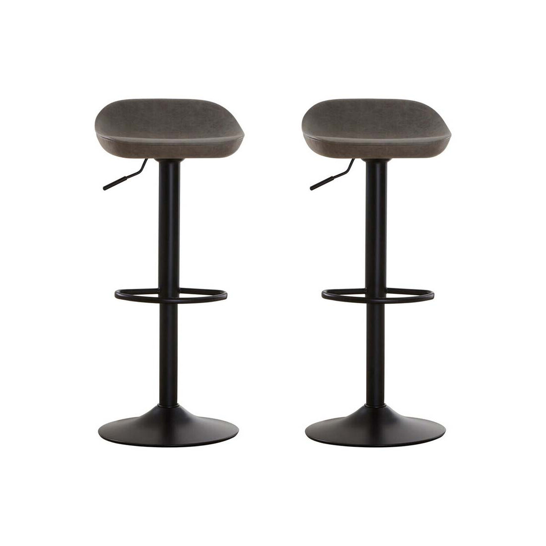 Dalston Set Of Two Ash Bar Stools