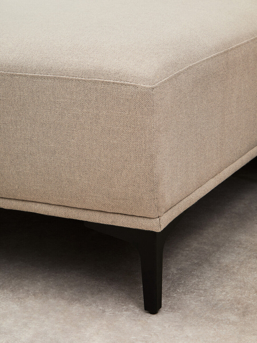 3 Seater Natural Fabric Left Chaise Sofa, Toulon - Image 11