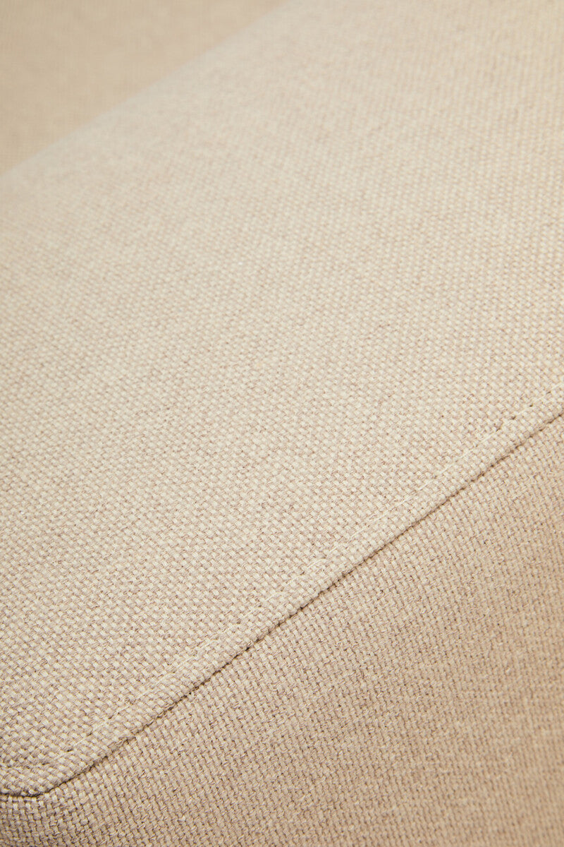 3 Seater Natural Fabric Left Chaise Sofa, Toulon - Image 17