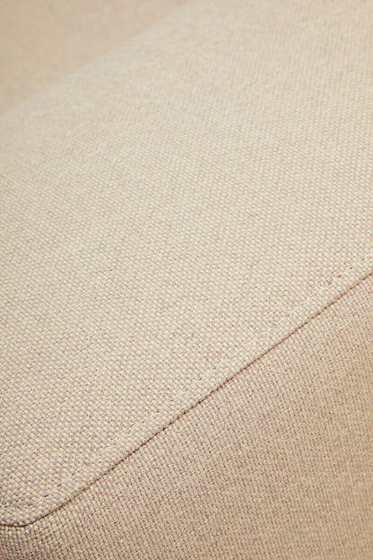 3 Seater Natural Fabric Left Chaise Sofa, Toulon - Image 17