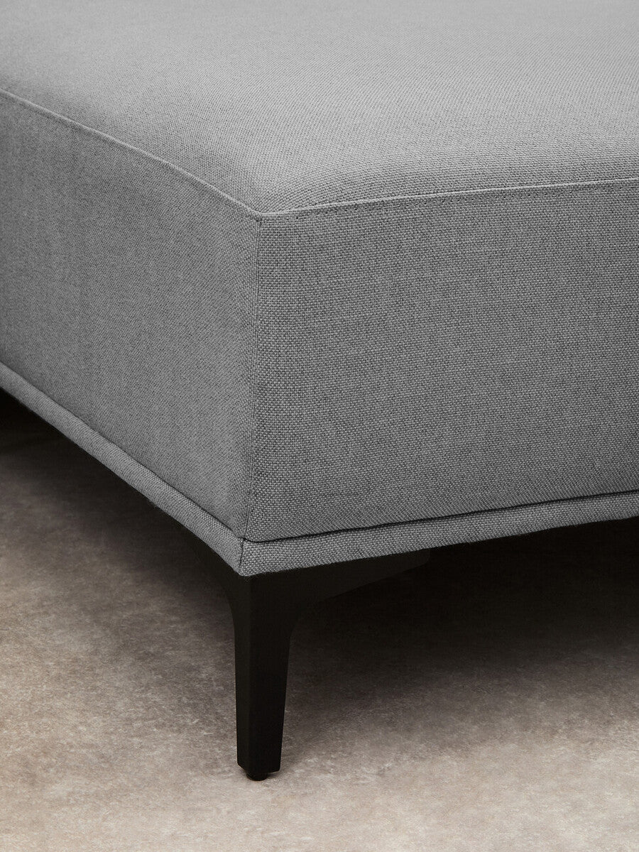 3 Seater Grey Fabric Right Chaise Sofa, Toulon - Image 12