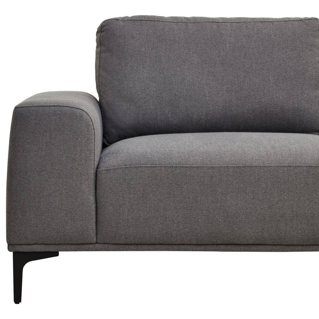 3 Seater Grey Fabric Right Chaise Sofa, Toulon - Image 19