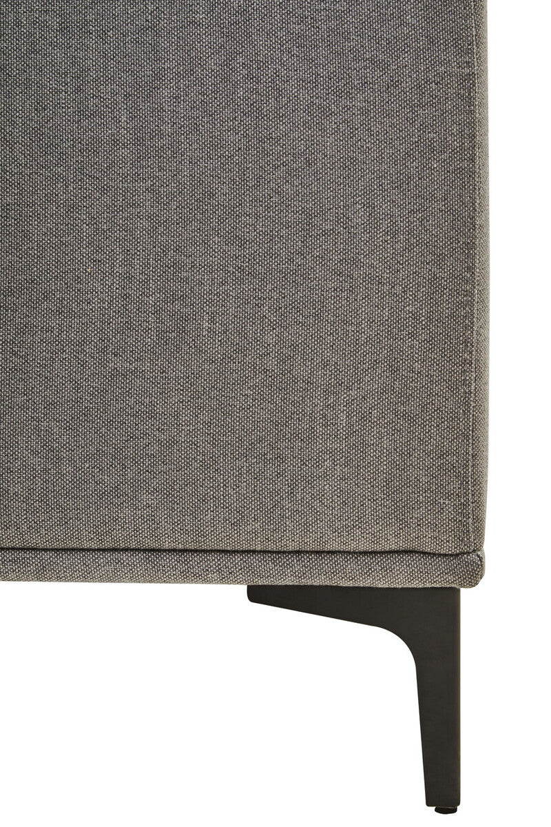 3 Seater Grey Fabric Right Chaise Sofa, Toulon - Image 22