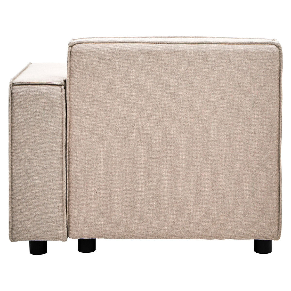 Toulouse Natural Fabric Left Arm Sofa