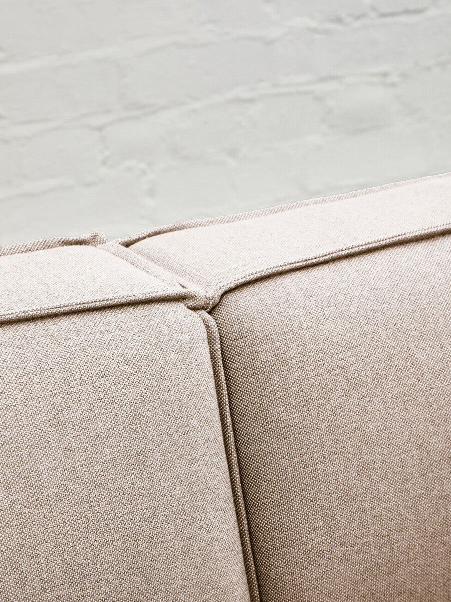Toulouse Natural Fabric Left Arm Sofa