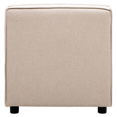 Toulouse Natural Fabric Armless Sofa.