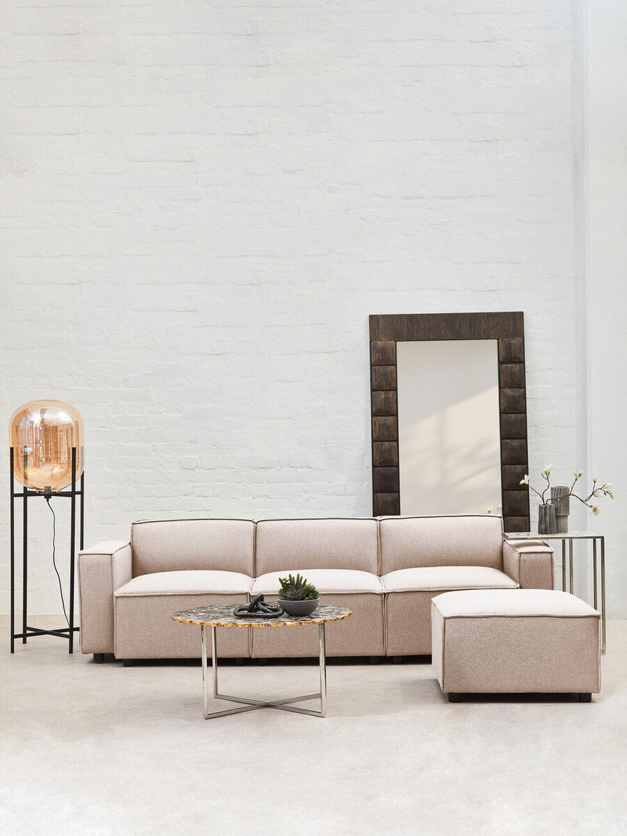 Natural Fabric Armless Modular Sofas, Toulouse - Image 16