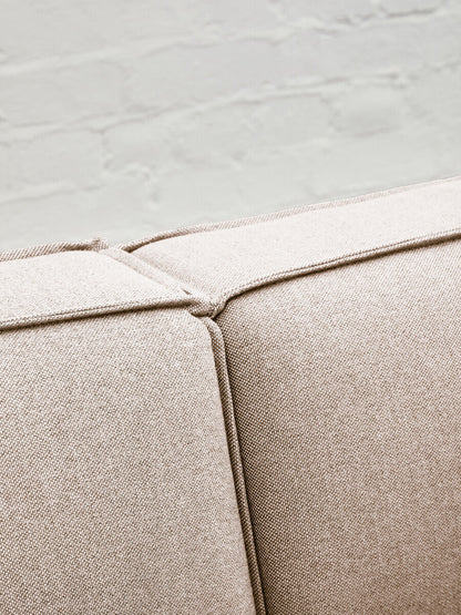 Toulouse Natural Fabric Armless Sofa.