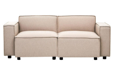 Natural Fabric Left Arm Modular Sofas, Toulouse - Image 7
