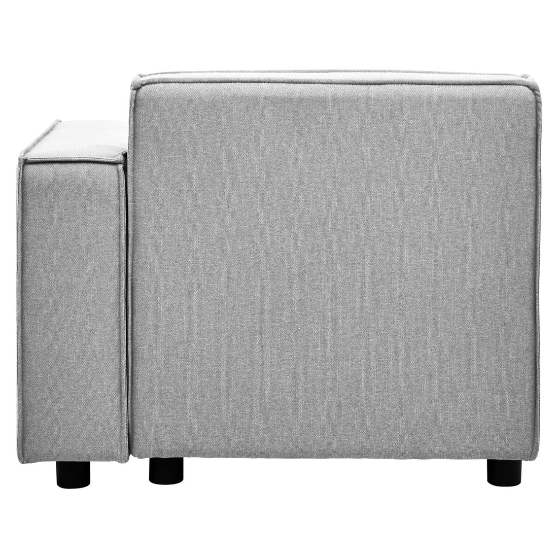Grey Fabric Right Arm Modular Sofas, Toulouse - Image 4