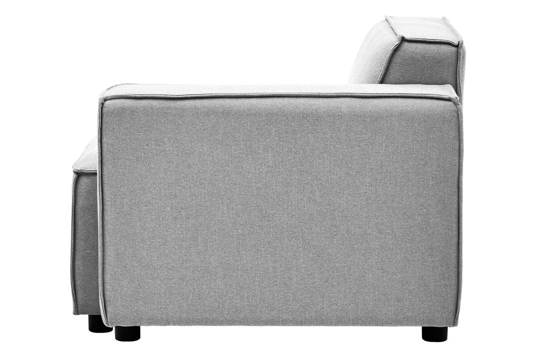 Grey Fabric Right Arm Modular Sofas, Toulouse - Image 5