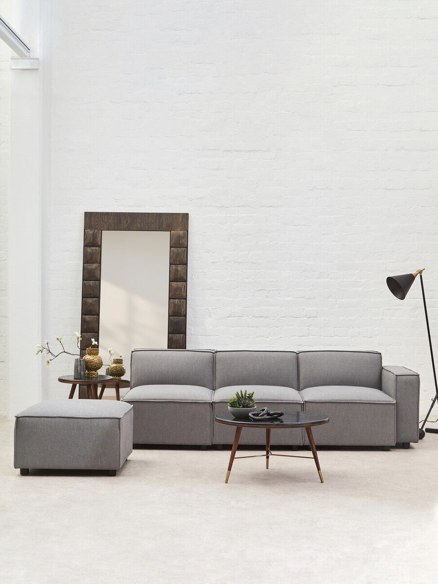Grey Fabric Right Arm Modular Sofas, Toulouse - Image 17