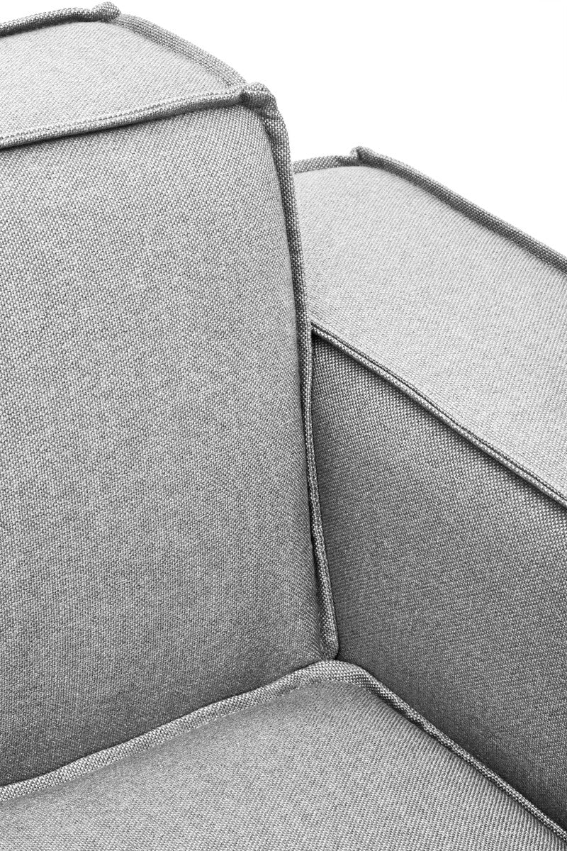 Grey Fabric Right Arm Modular Sofas, Toulouse - Image 24