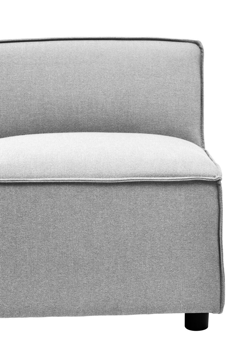 Grey Fabric Armless Modular Sofas, Toulouse - Image 24