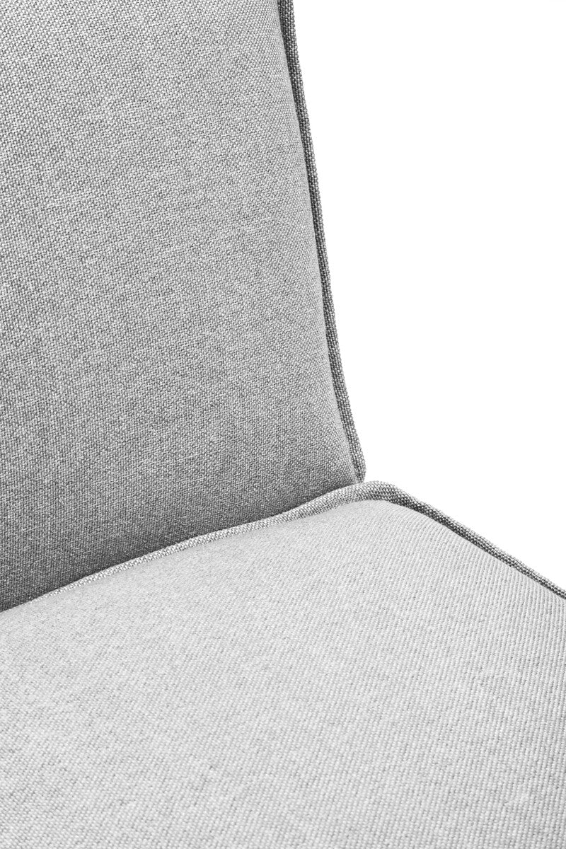 Grey Fabric Armless Modular Sofas, Toulouse - Image 26