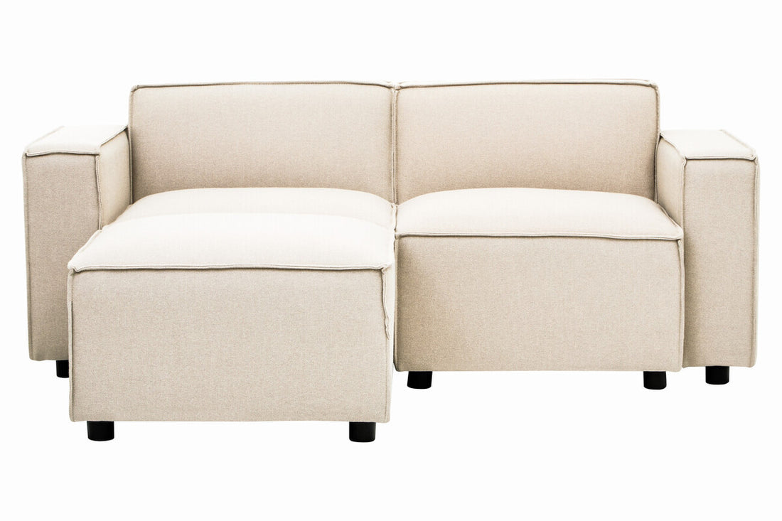 Cream Fabric Right Arm Modular Sofas, Toulouse - Image 9