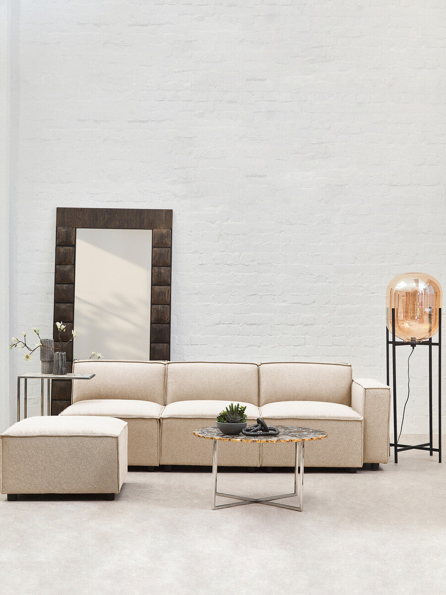 Cream Fabric Right Arm Modular Sofas, Toulouse - Image 18