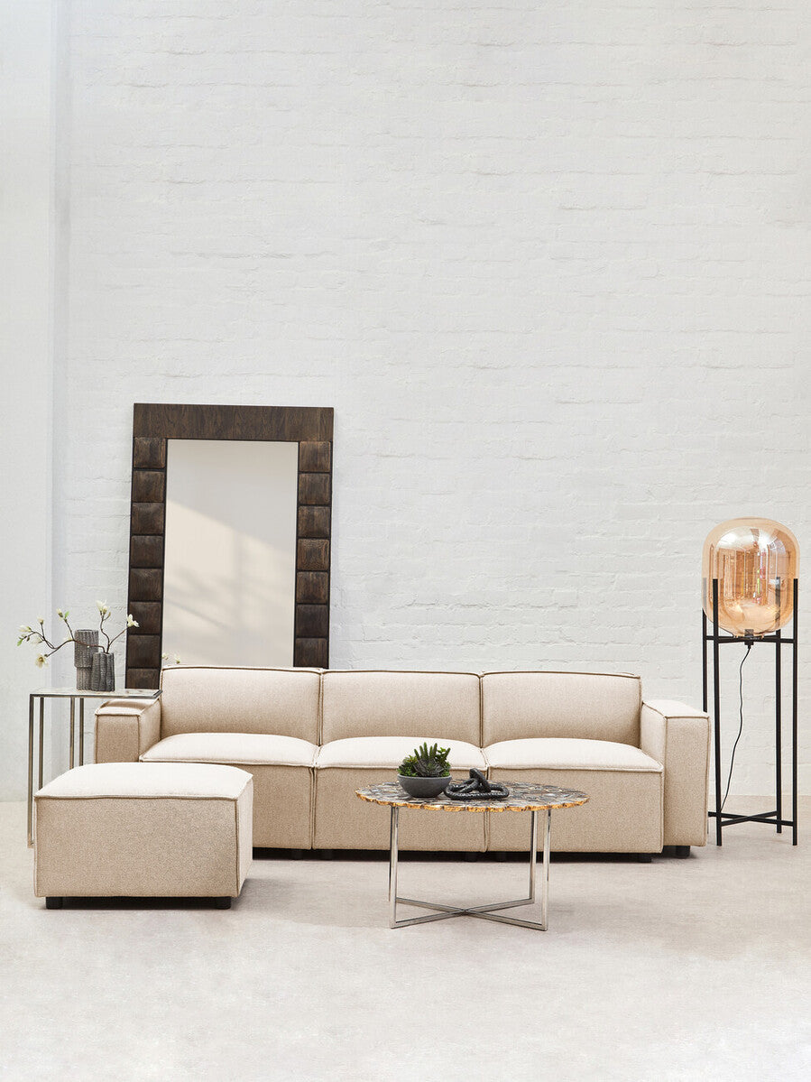 Cream Fabric Right Arm Modular Sofas, Toulouse - Image 19