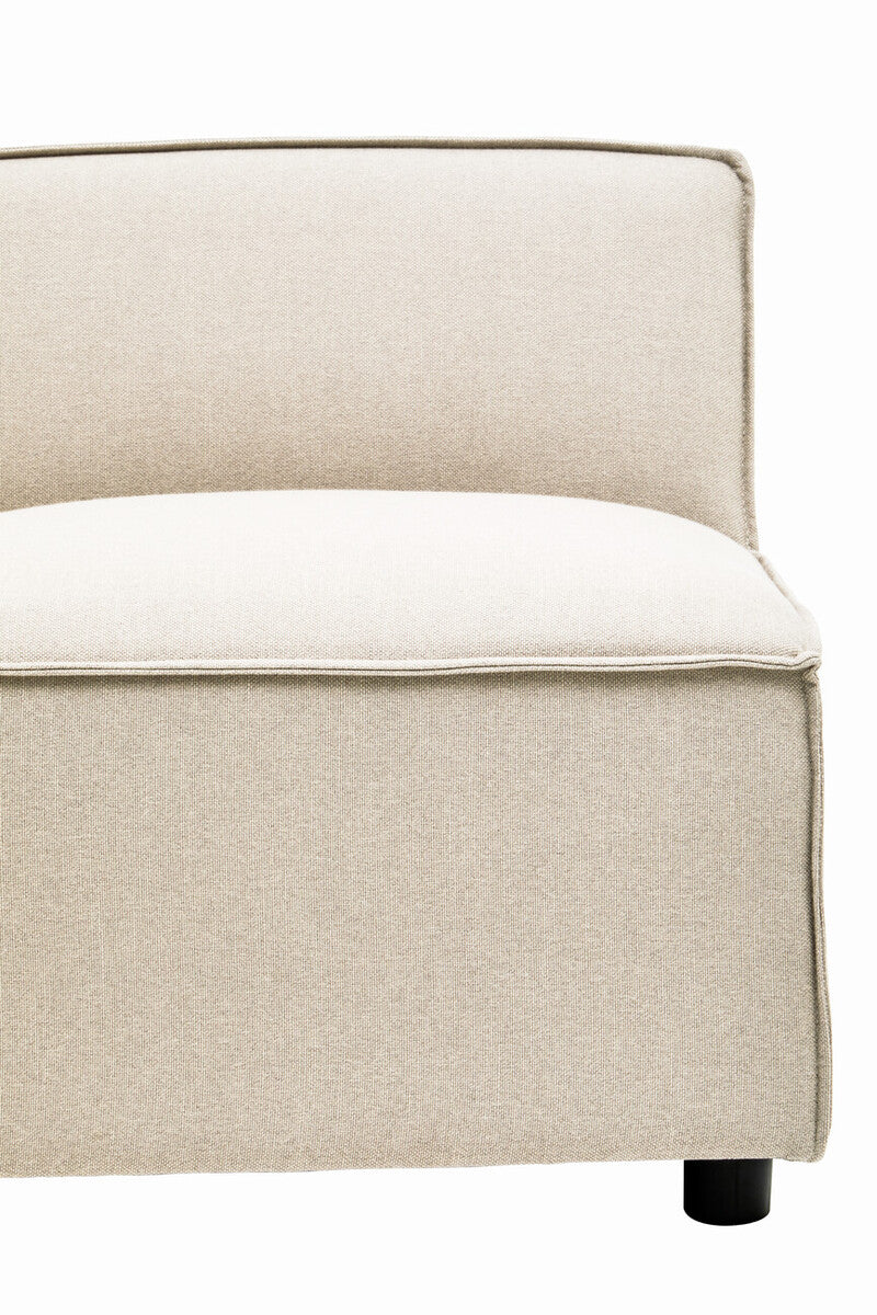 Cream Fabric Armless Modular Sofas, Toulouse - Image 19