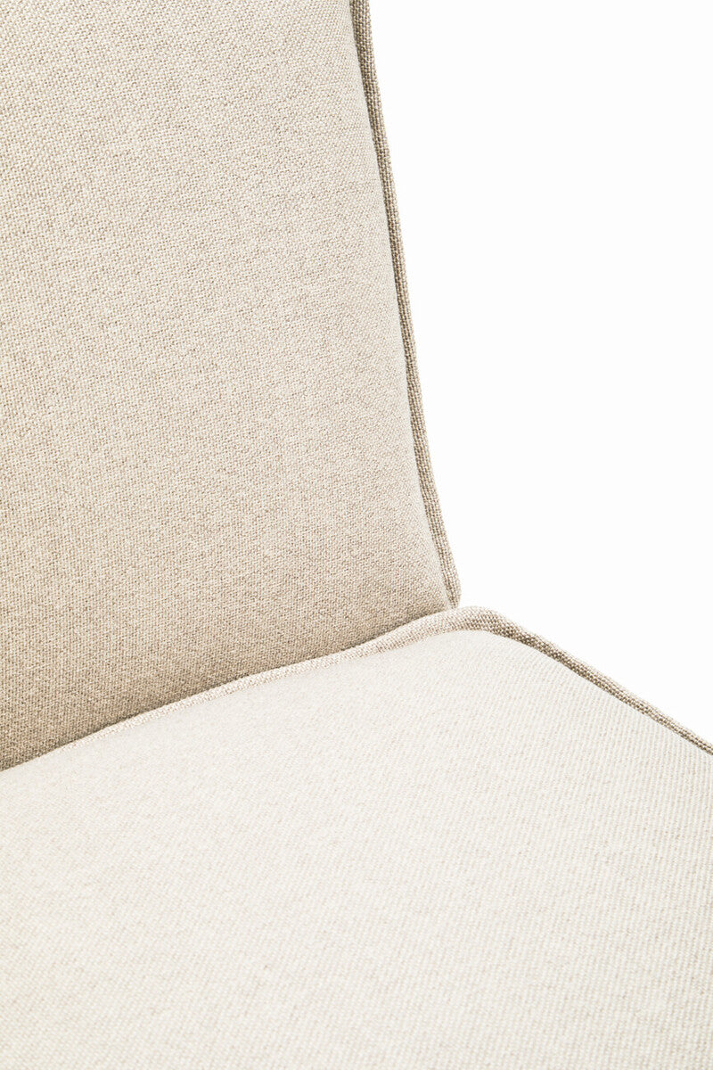 Cream Fabric Armless Modular Sofas, Toulouse - Image 21