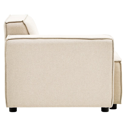 Toulouse Cream Fabric Right Arm Sofa