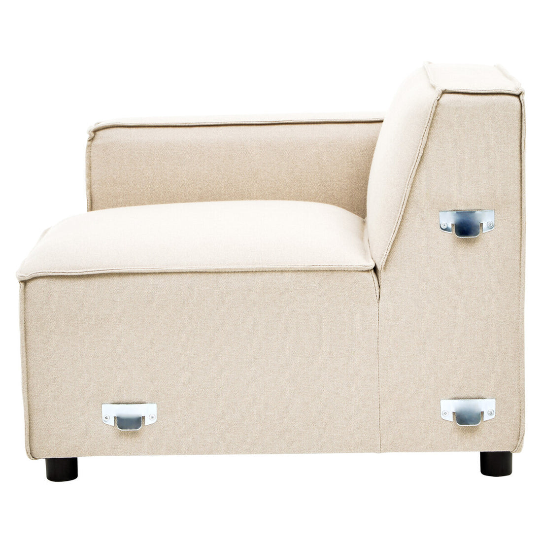 Cream Fabric Left Arm Modular Sofas, Toulouse - Image 6
