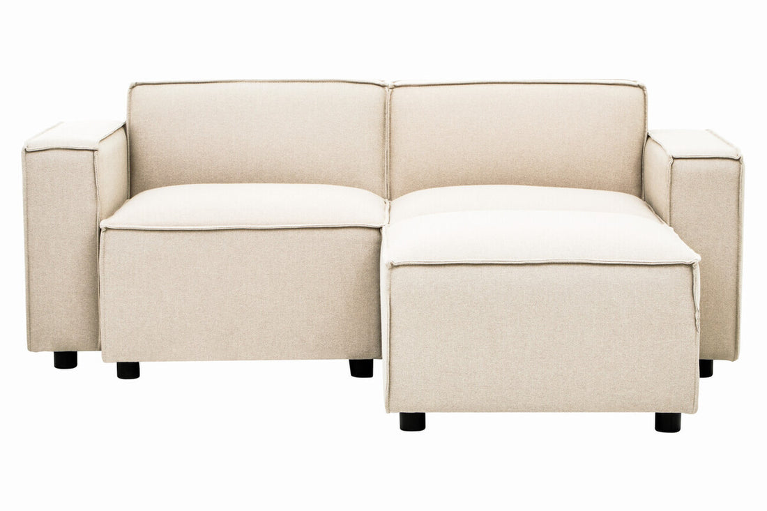 Cream Fabric Left Arm Modular Sofas, Toulouse - Image 7