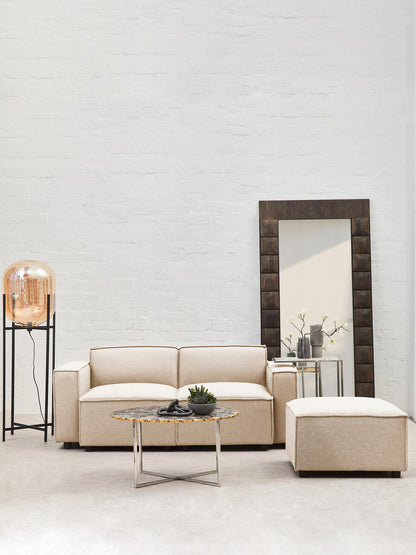 Toulouse Cream Fabric Right Arm Sofa