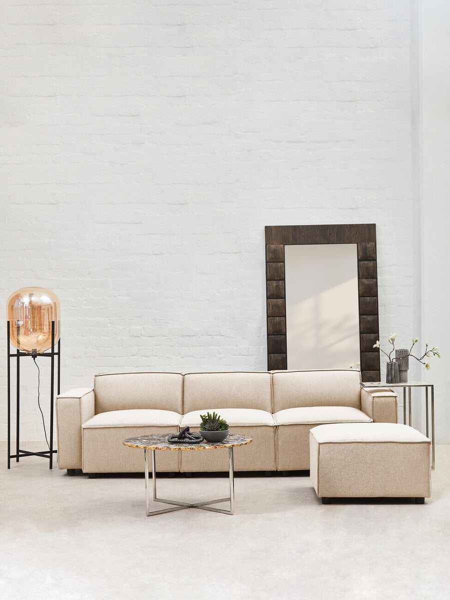 Cream Fabric Left Arm Modular Sofas, Toulouse - Image 18