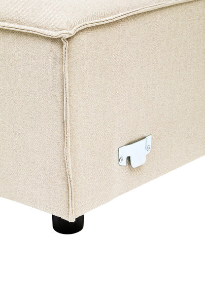 Toulouse Cream Fabric Right Arm Sofa