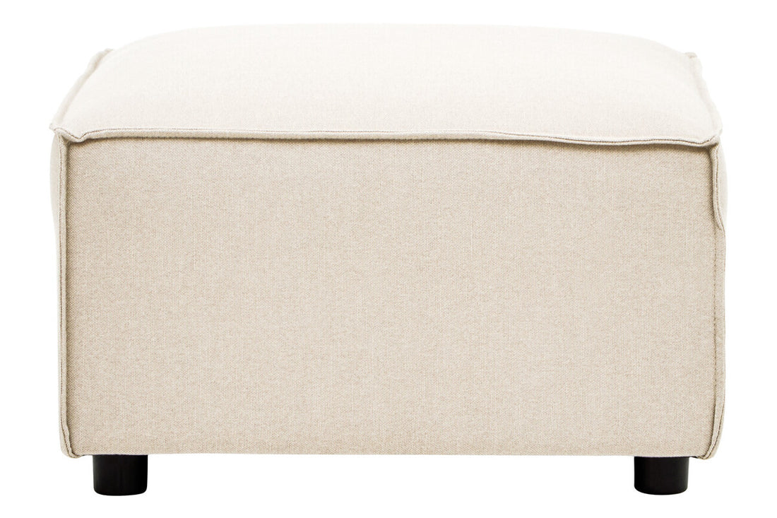 Toulouse Cream Fabric Sofa Ottoman