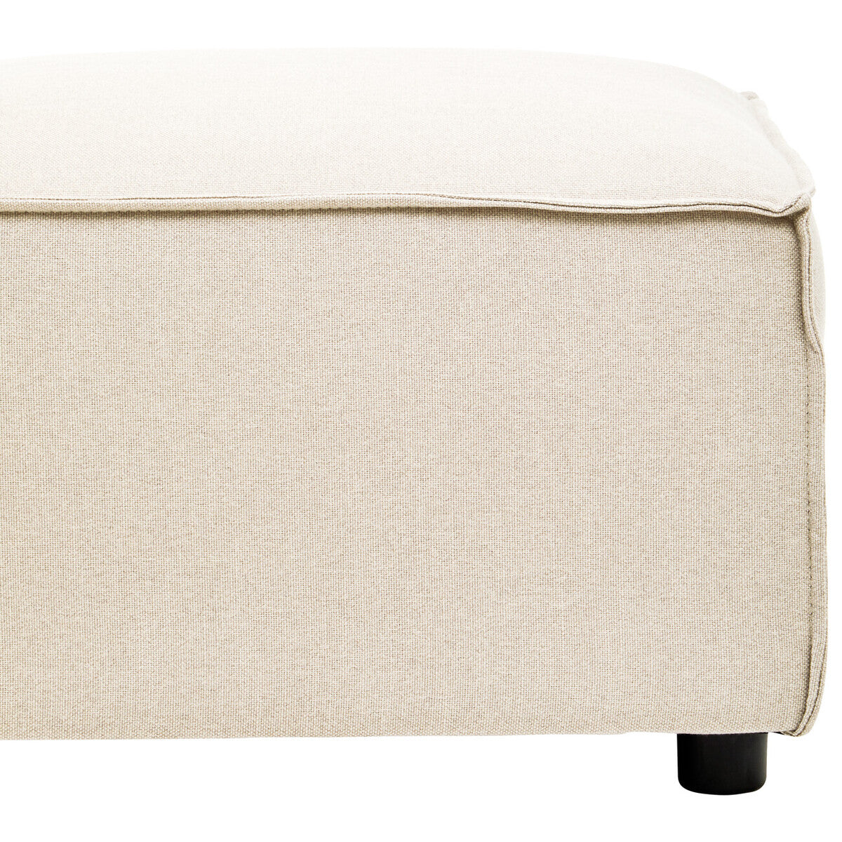 Toulouse Cream Fabric Sofa Ottoman