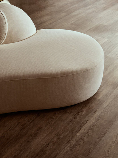 Ovada Cream Linen Fabric 3 Seater Sofa