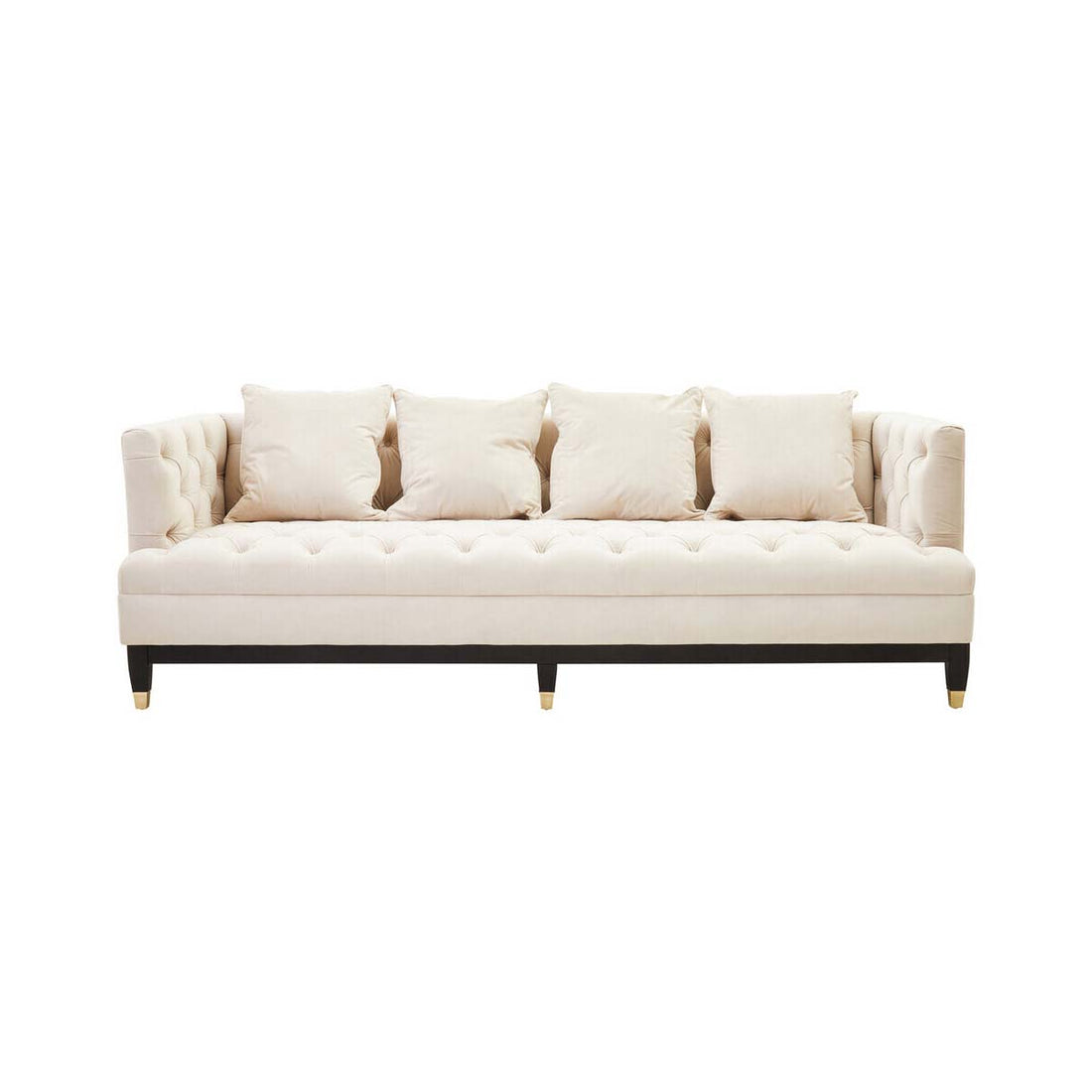 Sefira 3 Seat Viola Sand Fabric Sofa
