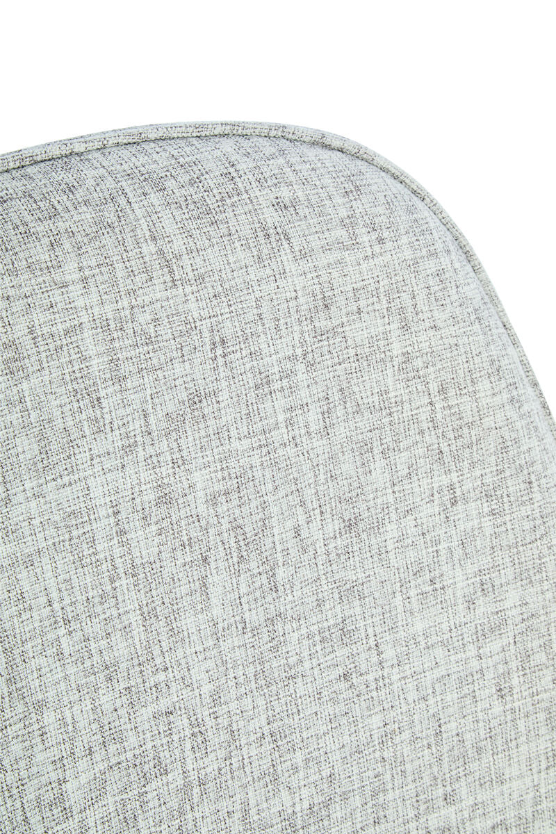 Vinsi Grey Fabric Chair with Wood Frame