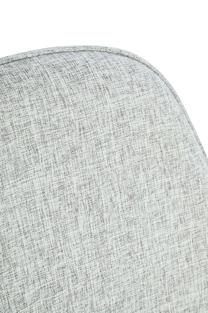 Vinsi Grey Fabric Chair with Wood Frame