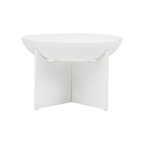 Walsa Whitewash Mango Wood Round Coffee Table