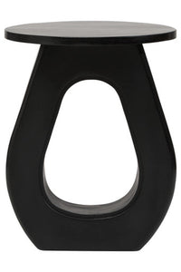 Walsa Black Finish Mango Wood Accent Table