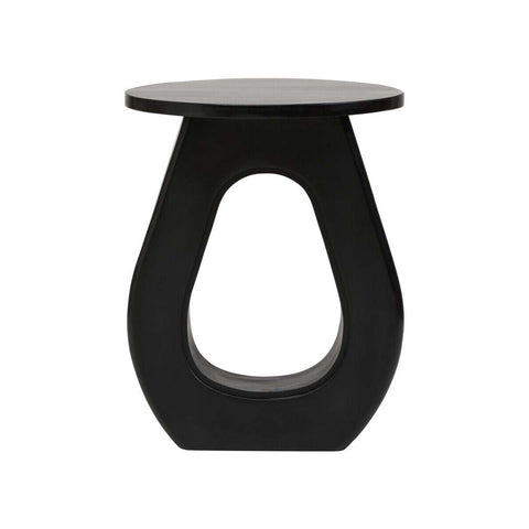 Walsa Black Finish Mango Wood Accent Table