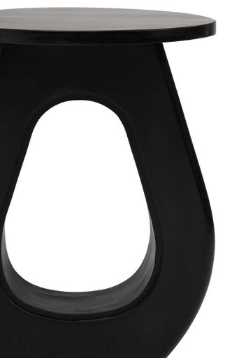 Walsa Black Finish Mango Wood Accent Table - Image 9